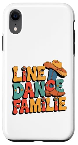 Line Dance Familie tanzende Kinder, Papa und Mama Hülle für iPhone XR Line Dance Familie tanzende Kinder, Papa und Mama Hülle für iPhone XR von Linedance Fröhliche Line Dance Designs für alle