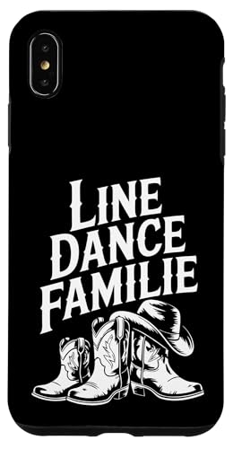 Line Dance Familie tanzende Kinder, Papa und Mama Hülle für iPhone XS Max von Linedance Fröhliche Line Dance Designs für alle