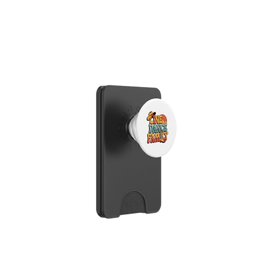 Line Dance Familie tanzende Kinder, Papa und Mama PopSockets PopWallet für MagSafe von Linedance Fröhliche Line Dance Designs für alle