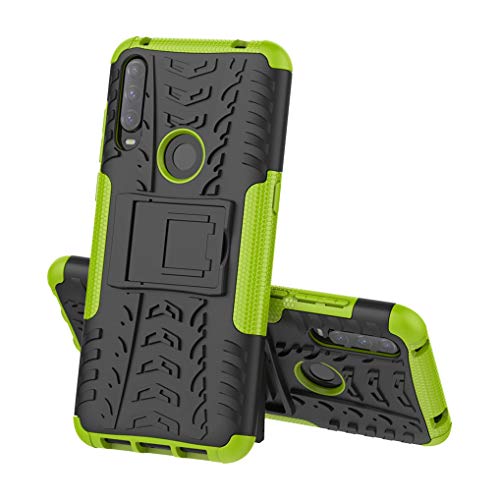 Liner Hülle für Alcatel 1S 2020, Militärstandard Strapazierfähig Robust Handyhülle Outdoor Stoßfest Handy Case Schutzhülle mit Stabilem Ständer für Alcatel 1S 2020 - Grün von Liner