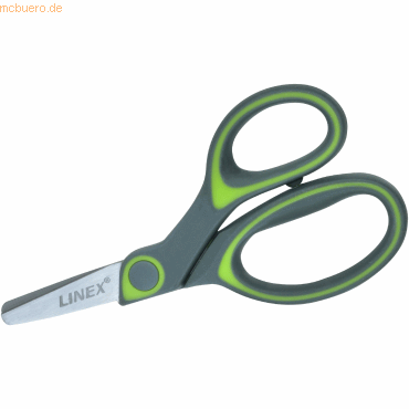 12 x Linex Kinderschere 12,5cm Edelstahl grau/grün 12 x Linex Kinderschere 12,5cm Edelstahl grau/grün von Linex