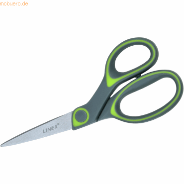 12 x Linex Universalschere 17,5cm Edelstahl grau/grün 12 x Linex Universalschere 17,5cm Edelstahl grau/grün von Linex