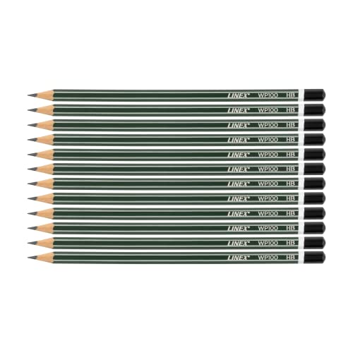 Linex Bleistifte Klassik HB, WP100, 12 Stück im Karton von Linex