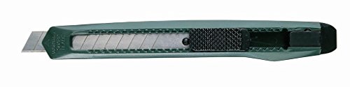 Linex CK400 100411035 Kleines Hobby-Cuttermesser, Klingenvorschub mit Feststellklemme, grün, 1 Stück von Linex
