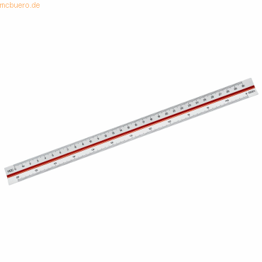 Linex Dreikantmaßstab 312 30cm weiß von Linex