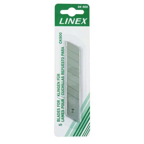 Linex Ersatzklinge für ck900 Messer – Silber (5 Stück) von Linex