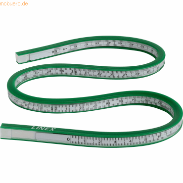 Linex Kurvenlineal FCG50 50cm grün von Linex