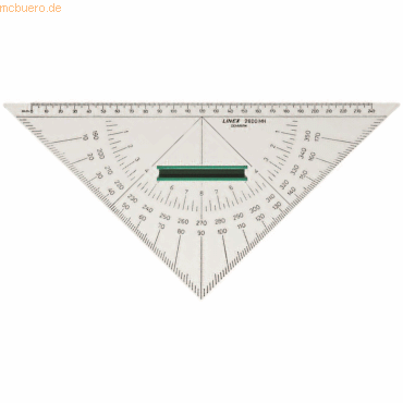 Linex Nautischer Winkelmesser 2800MH 28cm mit Griff transparent von Linex