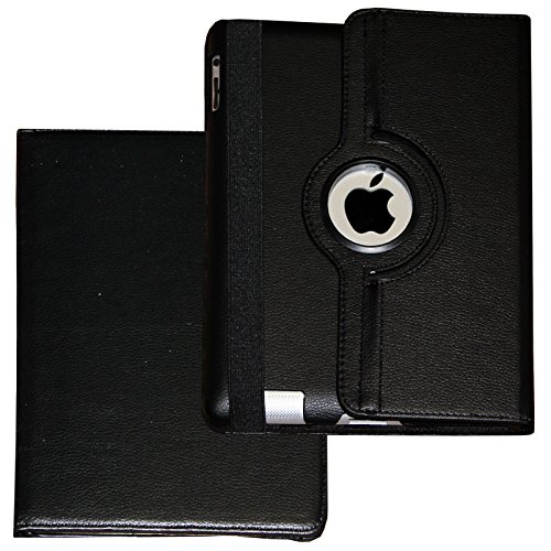 Schutzhülle für iPad 2nd 3rd 4th Generation, passend für Modell A1395 A1396 A1397 A1416 A1430 A1403 A1458 A1459 A1460 Lingsor Smart Cover Case Rotierende Ständer Ständer Ständer Wake up Sleeve P, von Lingsor