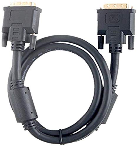 Link Depot DVI-D Stecker auf DVI-D Dual Link Stecker DVI 10 FT 3,04 m schwarz DVI – DVI Kabel 3,04 m, DVI-D; Gold Schwarz Stecker/Stecker, 9,95 Gbit/s von Link Depot