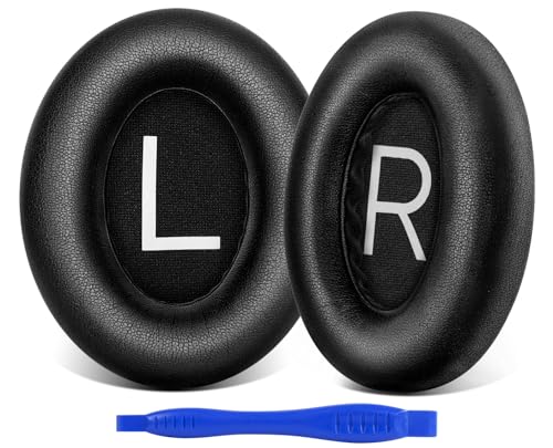 Link Dream Ersatz Ohrpolster für Bose 700 (NC700 NC 700) Kopfhörer Headphones, Earpads Polster für Bose 700, Ersatzpolster Ear Cushions mit weicherem Leder und Lärmreduzierender Schaumstoff (Schwarz) von Link Dream