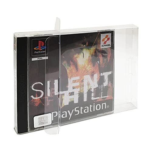 Link-e : 10 X Kunststoff Schutzhulle fur Spielkassetten Kompatibel mit SONY Playstation 1 - PS1 von Link-e