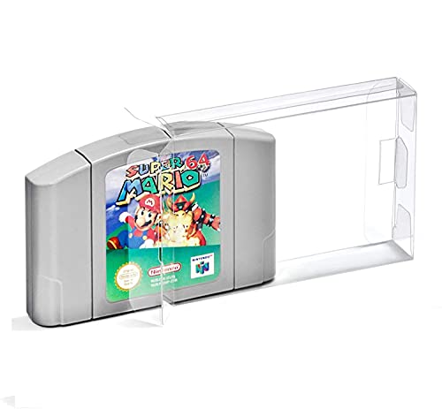 Link-e : 10 X Kunststoff schutzhulle fur spielkassette kompatibel mit Nintendo 64 - N64 konsole von Link-e
