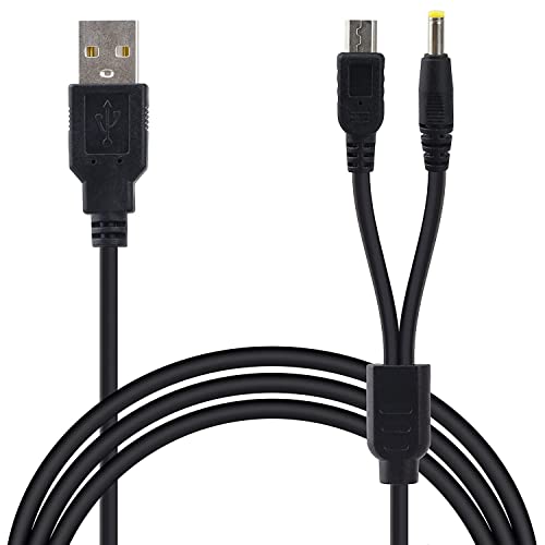 Link-e : 2-in-1-USB-Ladekabel, kompatibel mit Sony PSP 1000, 2000 und 3000 (Stromversorgung und Datenübertragung) von Link-e