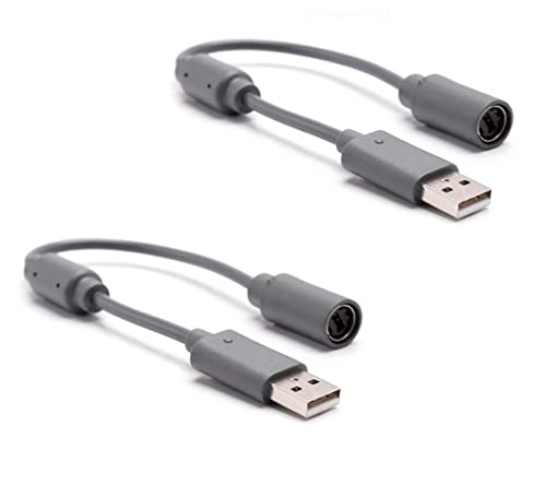 Link-e : 2 x USB Adapterkabel Kompatibel mit Kabelgebundenem Controller und Zubehor auf Xbox 360 und PC von Link-e