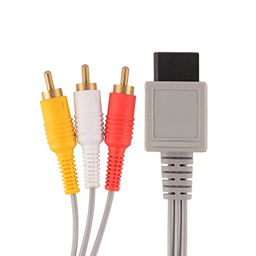 Link-e : AV Kabel Mit Vergoldeten Anschlussen Kompatibel mit Nintendo Wii Konsole von Link-e