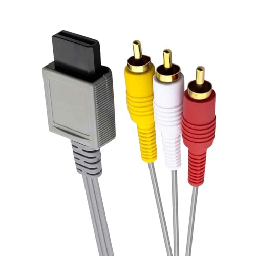 Link-e : AV Kabel Mit Vergoldeten Anschlussen Kompatibel mit Nintendo Wii Konsole von Link-e
