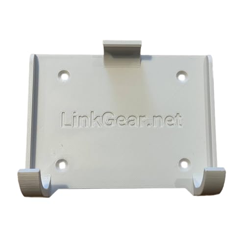 Wand-/Halterung für GL.iNET GL-AXT1800, schwarz/weiß, mit beweglichen Antennen und freiem Zugang zu Anschlüssen (Weiß) von LinkGear