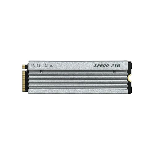 LinkMore XE600 2TB M.2 2280 SSD, PCIe Gen4 NVMe Internal Gaming Solid State Drive with Heatsink, Up to 7200 MB/s, Compatible with Playstation 5, PS5 LinkMore XE600 2TB M.2 2280 SSD, PCIe Gen4 NVMe Internal Gaming Solid State Drive with Heatsink, Up to 7200 MB/s, Compatible with Playstation 5, PS5 von LinkMore