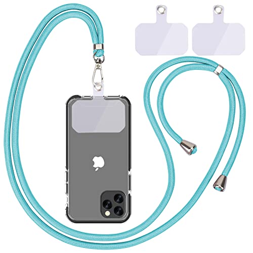 Linkbro Handykette universal，Mobile Phone Chain for Hanging，Zum Umhängen um den Hals Universal-Handy mit Pad Handy-Umhängeband，Einstellbar und abnehmbar.（militärblau） von Linkbro