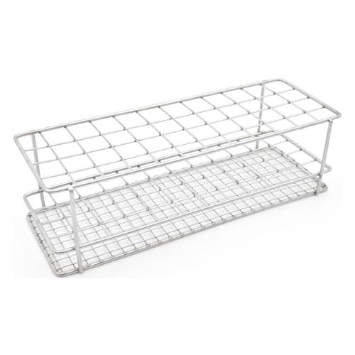 Linker® Reagenzglasgestell mit weißem Plastiküberzug, kurzzeitig bis 150°C beständig mit von Linker