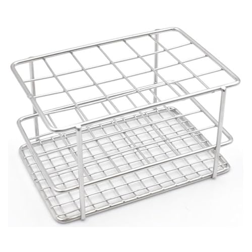 Linker® Reagenzglasgestell mit weißem Plastiküberzug, kurzzeitig bis 150°C beständig mit von Linker