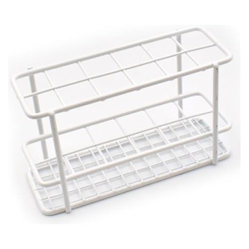 Linker® Reagenzglasgestell mit weißem Plastiküberzug, kurzzeitig bis 150°C beständig mit von Linker