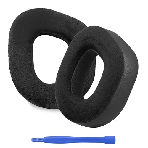 Ersatz-Ohrpolster für Turtle Beach Stealth 700 Gen 2 Stealth 700 Gen 2 MAX Kopfhörer, Ohrpolster, Ohrpolster, Headset-Ohrpolster (Hybrid-Velour/Schwarz) von Linkidea