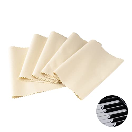 Linkidea Anti-Dust Piano Keyboard Cover, 88 Tasten, Soft, Durable, waschbar, für Acoustic & Digital Piano und Elektronisches Keyboard (Beige) von Linkidea