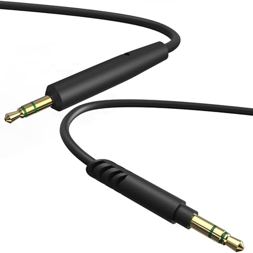 Linkidea Audiokabel für Sennheiser PXC 550, PXC 550 II, Urbanite XL, Momentum 4 Kopfhörer, 3,5 mm auf 2,5 mm Ersatz-Aux-Kabel (5 Fuß/1,5 m) von Linkidea
