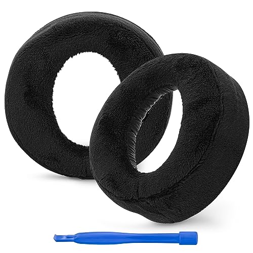 Linkidea Ersatz-Ohrpolster für Sony PS5 Pulse 3D-Kopfhörer, Ohrpolster, Headset-Ohrpolster (Velour/Schwarz) von Linkidea