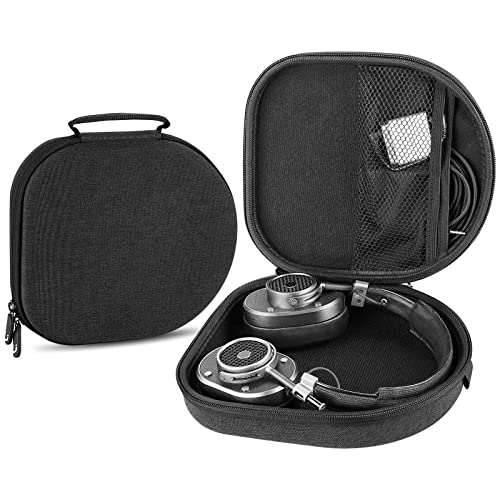 Linkidea Kopfhörer-Tragetasche, kompatibel mit Master & Dynamic MH40, MW65, MW60, MW50+, MG20 Wireless Case, schützende Hartschale Reisetasche mit Kabel, Ladegerät Aufbewahrung (Grau) von Linkidea