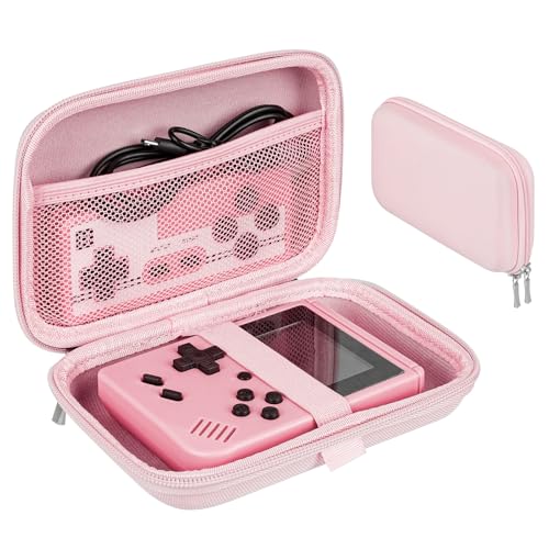 Linkidea Tragetasche für Handheld-Spielkonsole, schützende Reisebox für Retro-Mini-Spielekonsolen für Ladekabel, Ohrhörer, Batterien und Zubehör von Linkidea