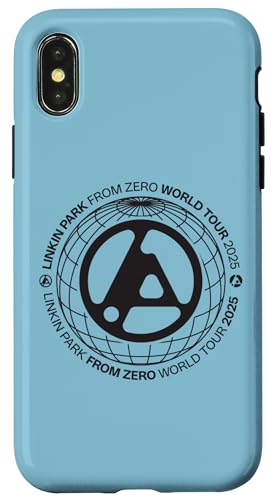 Linkin Park Globus-Textlogo, schwarz Hülle für iPhone X/XS Linkin Park Globus-Textlogo, schwarz Hülle für iPhone X/XS von Linkin Park