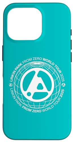 Linkin Park Logo mit weißem Globus-Text Hülle für iPhone 16 Pro Linkin Park Logo mit weißem Globus-Text Hülle für iPhone 16 Pro von Linkin Park
