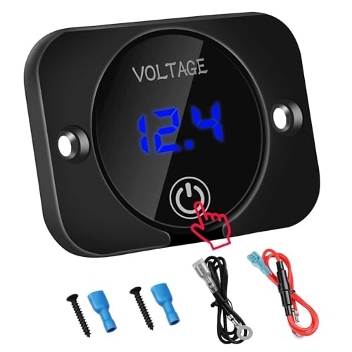 Linkstyle Batterieanzeige 12V, Spannungsanzeige 12V Voltanzeige, 12 Volt Anzeige, Batteriewächter Voltmeter Wasserdicht, Digital Voltmeter Auto Batterie Ladeanzeige Linkstyle Batterieanzeige 12V, Spannungsanzeige 12V Voltanzeige, 12 Volt Anzeige, Batteriewächter Voltmeter Wasserdicht, Digital Voltmeter Auto Batterie Ladeanzeige von Linkstyle