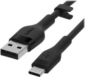 Belkin BOOST?CHARGE Flex USB Kabel 3 m USB 2.0 USB A USB C Schwarz (CAB008BT3MBK) von Linksys
