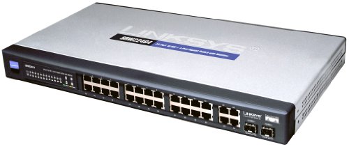 Cisco - Linksys SRW224G4P 24-Port 10/100 + 4-Port Gigabit Switch Cisco - Linksys SRW224G4P 24-Port 10/100 + 4-Port Gigabit Switch von Linksys
