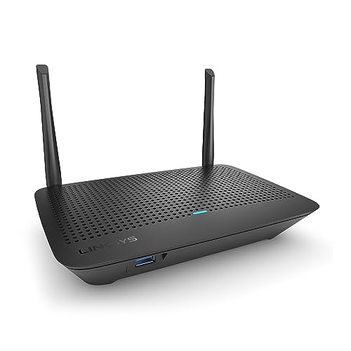 Linksys MR6350 Dual-Band Mesh-WiFi 5-WLAN-Router (AC1300) – Funktioniert mit dem Velop Mesh-WLAN-System – WLAN-Internet-Router mit MU-MIMO und Kinderschutzfunktionen über die Linksys App von Linksys