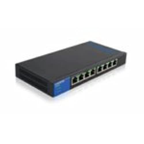Linksys Port-SMB-Desktop Nicht verwalteter Netzwerkschalter 8 Port w/PoE von Linksys