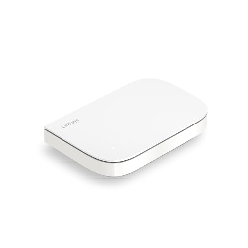 Linksys Velop Micro 6 Dual-Band Mesh WiFi 6-Router – Wireless Router mit bis zu 3 Gbit/s für 186 m² und 150+ Geräte – ersetzt Internet-Router & Extender, 1er-Pack Linksys Velop Micro 6 Dual-Band Mesh WiFi 6-Router – Wireless Router mit bis zu 3 Gbit/s für 186 m² und 150+ Geräte – ersetzt Internet-Router & Extender, 1er-Pack von Linksys