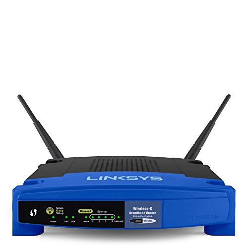 Linksys WiFi Router 54 Mb WRT54GL Push Button - Open Source Linux - 4-Port-Switch von Linksys