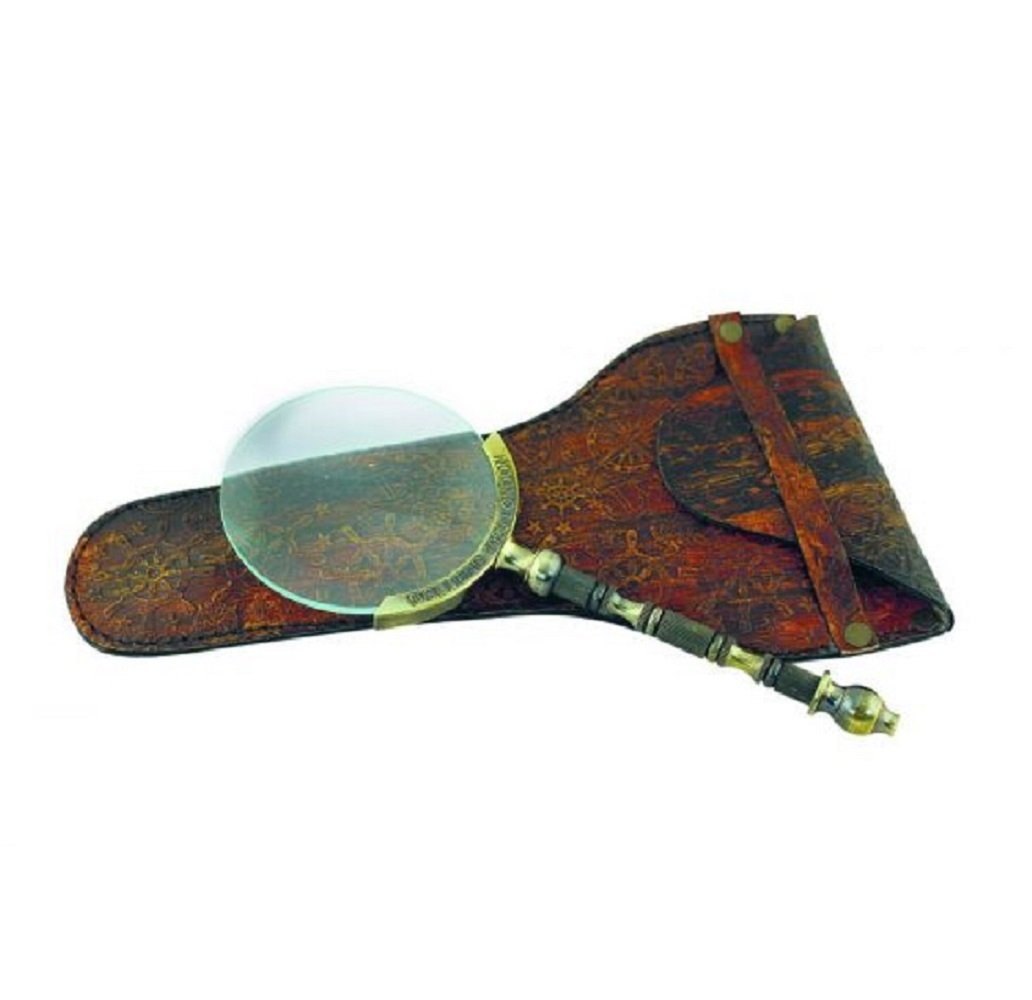 Linoows Handlupe Lupe Leselupe Vergrößerungsglas Maritime Sehhilfe, dreifache Vergrößerung Linoows Handlupe Lupe Leselupe Vergrößerungsglas Maritime Sehhilfe, dreifache Vergrößerung von Linoows