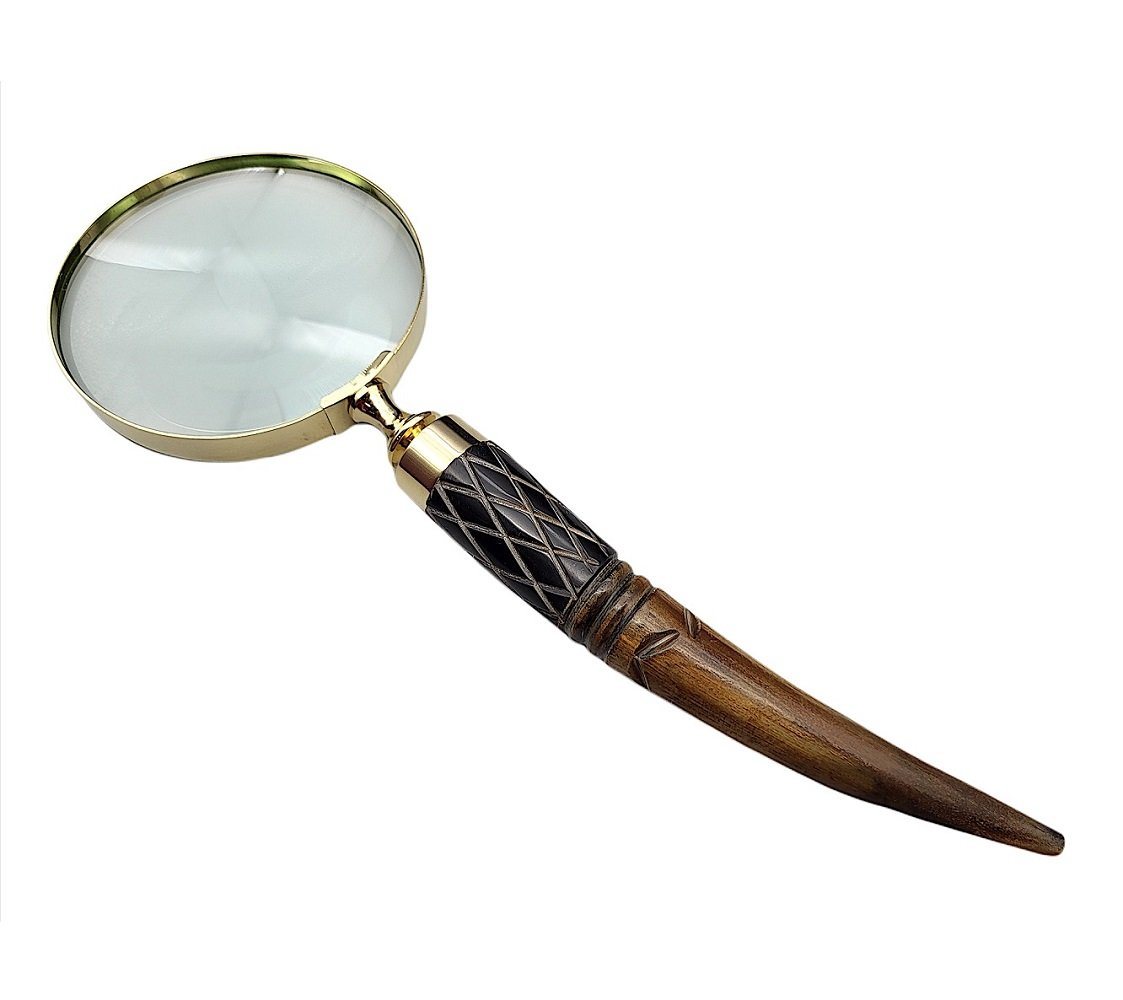 Linoows Handlupe Lupe Vergrößerungsglas Leselupe Nostalgie Sehhilfe, dreifach Vergrößerung Linoows Handlupe Lupe Vergrößerungsglas Leselupe Nostalgie Sehhilfe, dreifach Vergrößerung von Linoows
