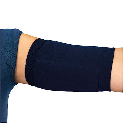 Linphelle PICC line Mikrofaser Coverpicc, vielseitige Armkatheter-Abdeckband aus atmungsaktivem Design-Gewebe, Arm Sleeve ideal für PICCs, Blutzuckermessgerät und Tattoo-Abdeckung, Blau, Größe 0 von Linphelle