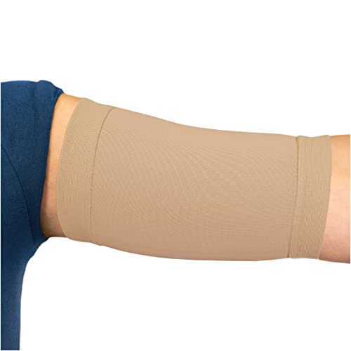 Linphelle PICC line Mikrofaser Coverpicc, vielseitige Armkatheter-Abdeckband aus atmungsaktivem Design-Gewebe, Arm Sleeve ideal für PICCs, Blutzuckermessgerät und Tattoo-Abdeckung, Nude, Größe 1 von Linphelle