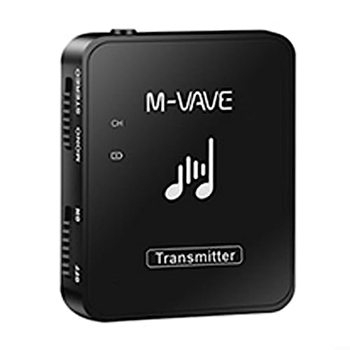 Lioaeust Kabellose Kopfhörer, kabelloser Bluetooth-Ohrrückkehr, 2,4 G, kabelloses In-Ear-Monitorsystem, wiederaufladbarer Sender, Empfänger (C) von Lioaeust