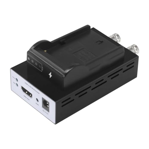 Lioggyet 1080p Kamera-Transmitter 3G SDI 80M Kabelkonverter zu -Kompatibel mit für Batteriebuchse (zu SDI) von Lioggyet