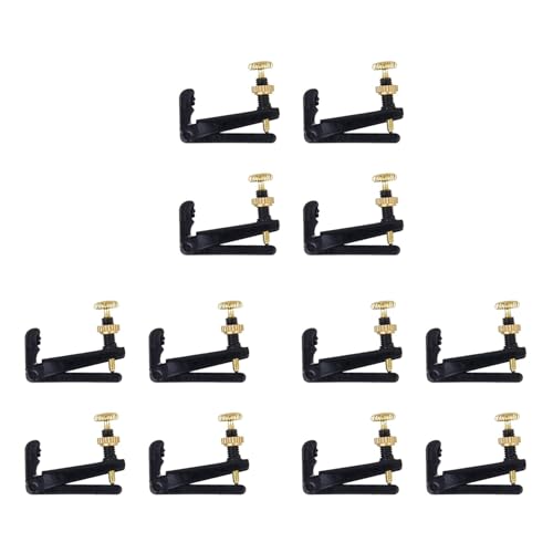 Lioggyet 12 Stück 3/4-4/4 Violine Stimmgerät Saiten Platte von Lioggyet
