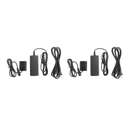 Lioggyet 2 x AC-PW20 NP-FW50 Simulierter Akku, AC-Netzteiladapter, DC-Adapter für Alpha A5100 A6500 A6400 A6000 A55 A7 von Lioggyet